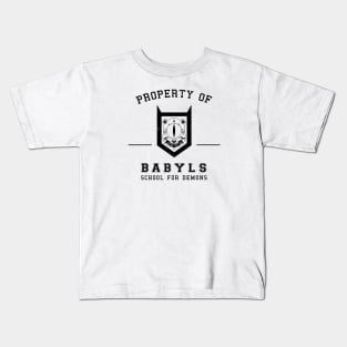 Property of Babyls School for Demons - Inverted Kids T-Shirt